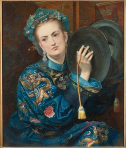 1866年，东方服饰中的女人