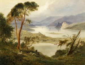 1840年，在莱茵河畔的舍恩堡城堡的上韦瑟尔