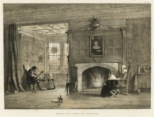 绘画室，Haddon Hall，德比郡