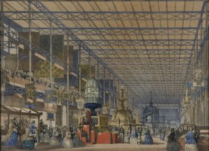摘自1854年狄金森的《 1851年伟大展览的全貌》，出版于1854年。