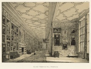 画廊，Hardwicke Hall，德比郡