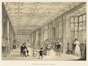 Long Gallery，Haddon Hall，Derbyshire