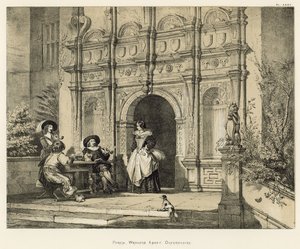 Porch，Wroxton Abbey，牛津郡