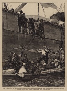 西班牙的Carlist战争，Somorrostro上的残疾卡车司机的登船，由英国协会援助西班牙病人和受伤者