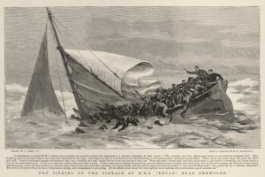 在Chemulpo附近沉没的HMS Edgar Pinnace 作者 约瑟夫·纳什