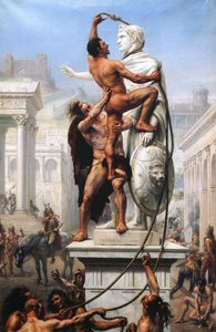 1890年，西哥特斯（Visigoths），罗马的麻袋，410年 作者 约瑟夫·诺埃尔·西尔维斯特