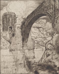 阿尔坎塔拉大桥的拱门，1904年。 作者 约瑟夫·彭内尔