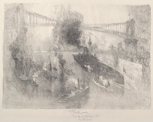 战舰回家》，1917年。 作者 约瑟夫·彭内尔