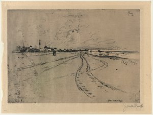 大西洋城下面，1881年。 作者 约瑟夫·彭内尔