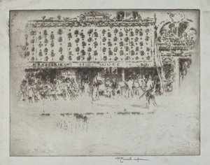 红狮餐厅（Brasserie, Au Lion Rouge 作者 约瑟夫·彭内尔