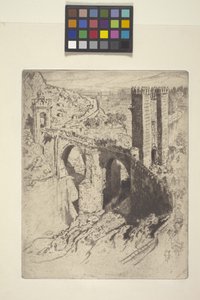 阿尔坎塔拉桥（蚀刻版画） 作者 约瑟夫·彭内尔