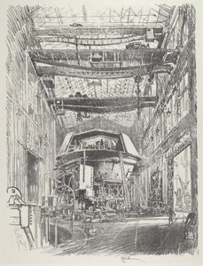 建造大炮台，1916年。 作者 约瑟夫·彭内尔