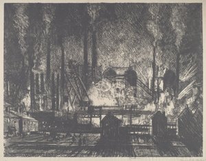 变化的转变，沙勒罗瓦，1911年。 作者 约瑟夫·彭内尔