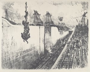 晚餐时间，加通闸 作者 约瑟夫·彭内尔