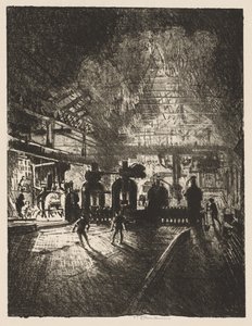 英国战时工作：在死亡的深渊中，为炮弹滚动钢条 作者 约瑟夫·彭内尔