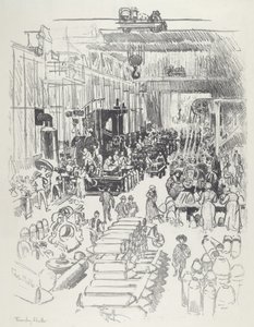 整理贝壳，1916年。 作者 约瑟夫·彭内尔