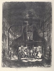 锻造贝壳》，《车轮的奴隶》，1917年。 作者 约瑟夫·彭内尔