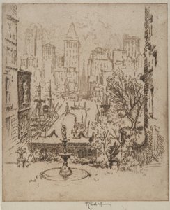 从克拉克街到华尔街，1924年 作者 约瑟夫·彭内尔