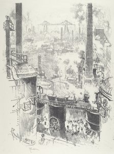 来自炉顶，1916年。 作者 约瑟夫·彭内尔