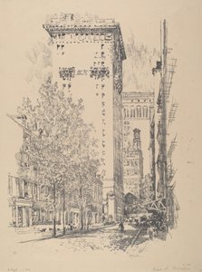 吉拉德街，1912年。 作者 约瑟夫·彭内尔