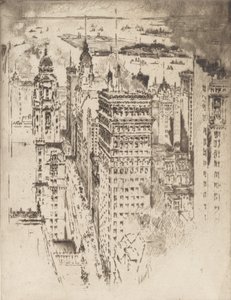 Golden Cornice, No.II, 1915. 作者 约瑟夫·彭内尔