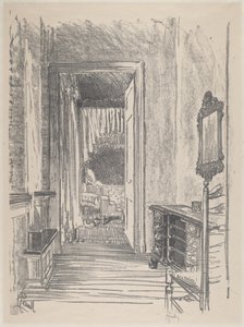 通往卧室的走廊，斯坦顿，1912年。 作者 约瑟夫·彭内尔