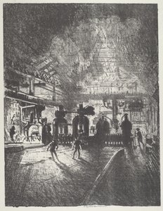 在死神的爪牙下，为炮弹滚动的棒子，1916年。 作者 约瑟夫·彭内尔