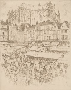 La Place, Beauvais, 1907。 作者 约瑟夫·彭内尔