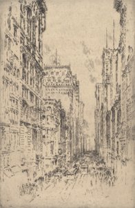 下百老汇，1904年。 作者 约瑟夫·彭内尔