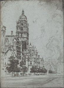 宏伟的肯辛顿，1904年。 作者 约瑟夫·彭内尔