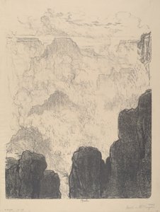 峡谷中的薄雾》，第二期，1912年。 作者 约瑟夫·彭内尔