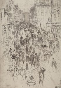 新牛津街，伦敦，1893年。