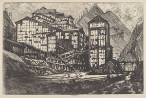 老百万的眼睛，1910年。 作者 约瑟夫·彭内尔