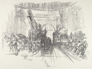 准备开战，1916年。 作者 约瑟夫·彭内尔