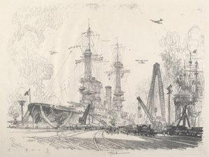 准备开始，1917年。 作者 约瑟夫·彭内尔