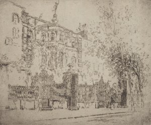 罗塞蒂的房子，1906年。 作者 约瑟夫·彭内尔