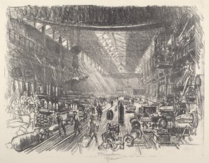 壳牌工厂，第一号，1917年。 作者 约瑟夫·彭内尔