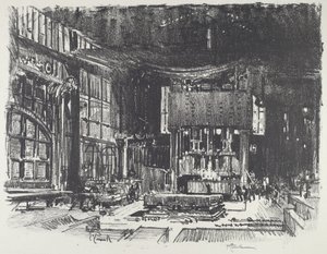 准备战神祭坛的圣徒们，1916年。 作者 约瑟夫·彭内尔