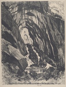 大教堂的门，1912年。 作者 约瑟夫·彭内尔