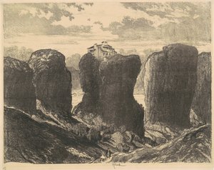 三位一体的悬崖》，1913年。 作者 约瑟夫·彭内尔