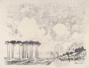 登船营地，经典丛林，1917年。 作者 约瑟夫·彭内尔