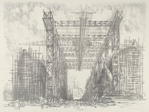 甘特图》，1916年。 作者 约瑟夫·彭内尔
