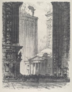 吉拉德信托公司，1912年。 作者 约瑟夫·彭内尔