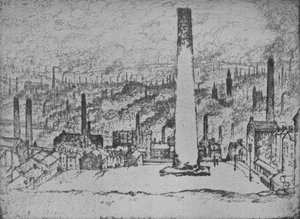 大栈，布拉德福德，1909年 作者 约瑟夫·彭内尔