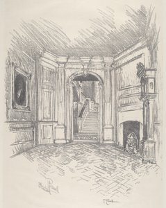 斯丹顿的大厅，1912年。 作者 约瑟夫·彭内尔