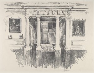 克利文顿的大厅，1912年。 作者 约瑟夫·彭内尔