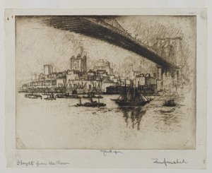 高地，布鲁克林，1924年 作者 约瑟夫·彭内尔