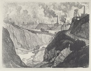 铁矿》，1916年。 作者 约瑟夫·彭内尔