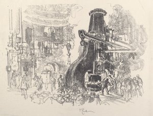 大锤子的小人物》，1917年。 作者 约瑟夫·彭内尔