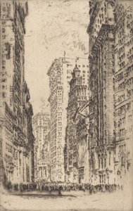证券交易所，1904年。 作者 约瑟夫·彭内尔
